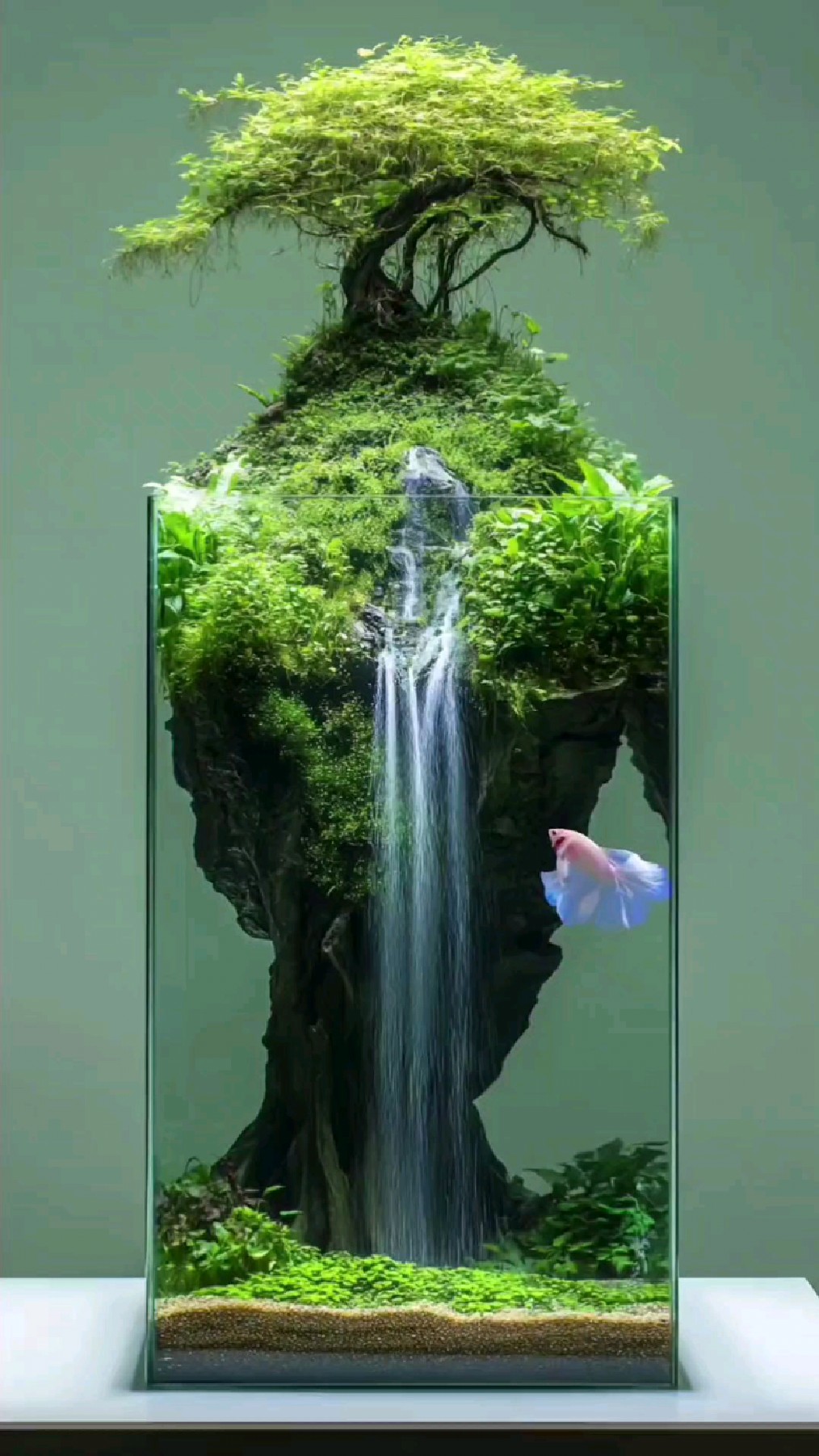 7个绝美鱼缸造景,个个都爱