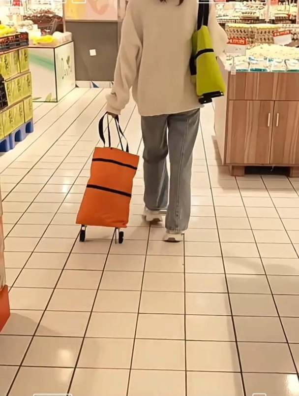 妈妈再也不怕买菜累,神奇小拖车,让生活更精彩!