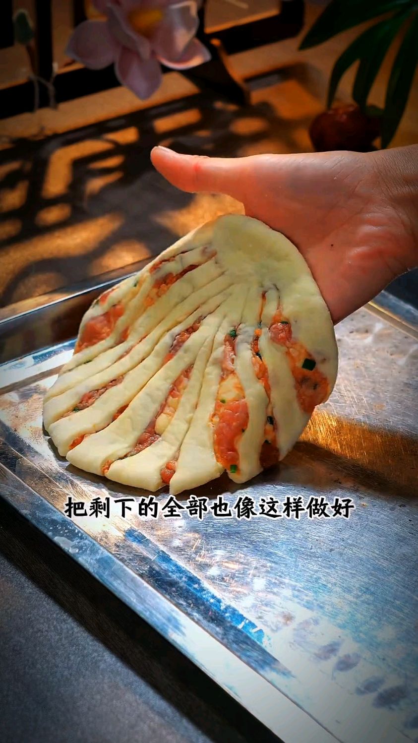 这是最近网上很火的烧饼做法