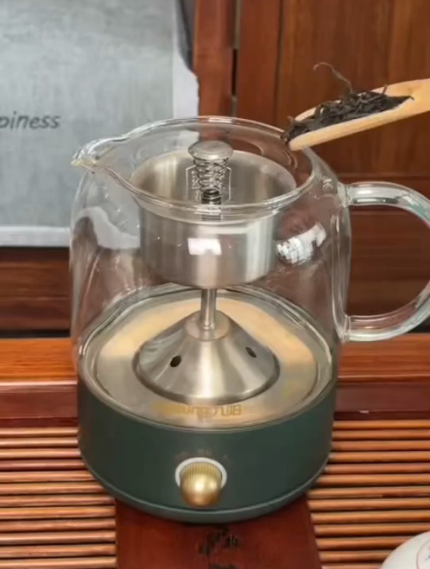 宝子们,九阳茶壶煮茶器,全自动一体蒸汽加厚玻璃煮茶壶