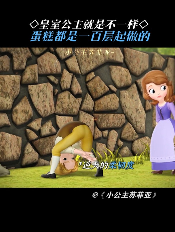 小公主苏菲亚:我勒个柔韧度啊