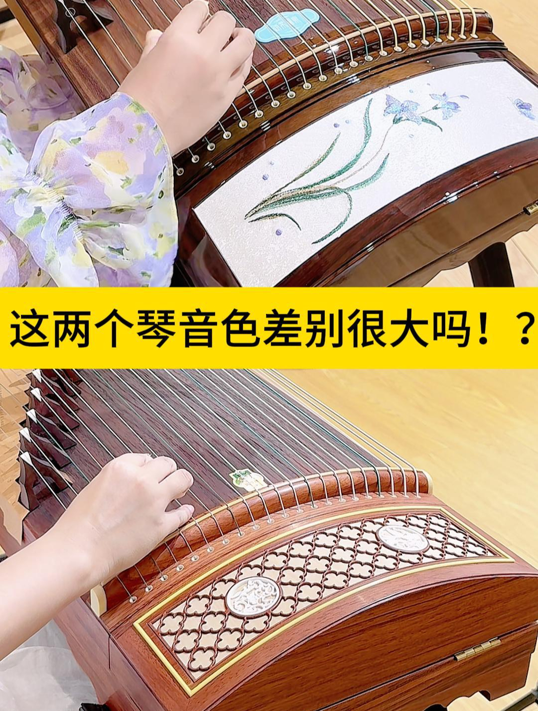 深圳买古筝丨敦煌古筝和海棠古筝 弹奏《大鱼》