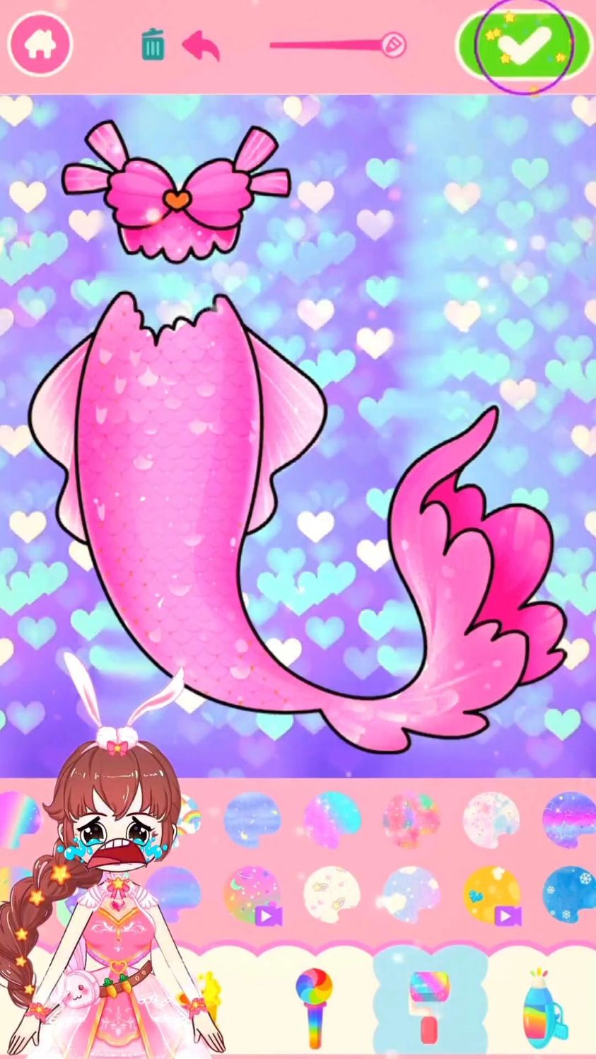 好漂亮的美人鱼裙子