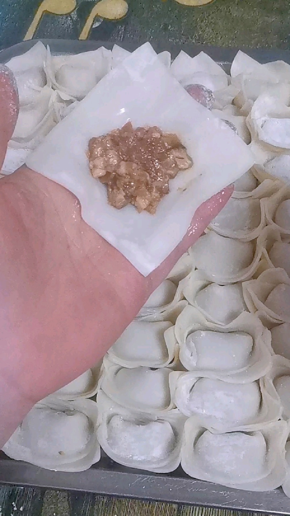 四角馄饨简单包法