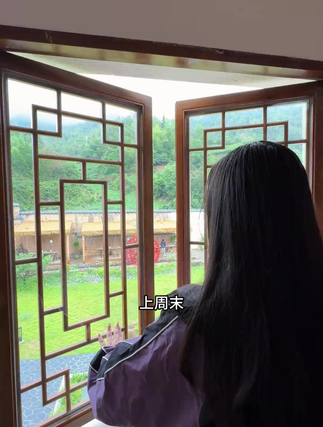 周末在溪塔文化园体验了非遗蓝染、畲族菅叶粽跟打糍粑