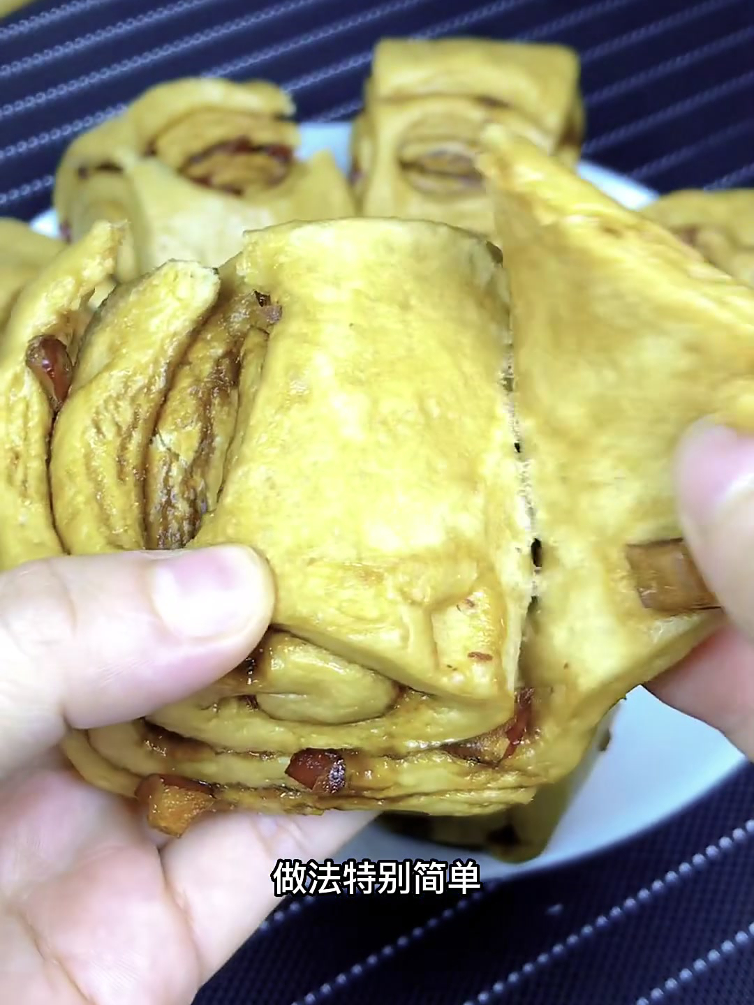 红糖开花馒头失败的可以试试这个手撕红糖馒头 0失败