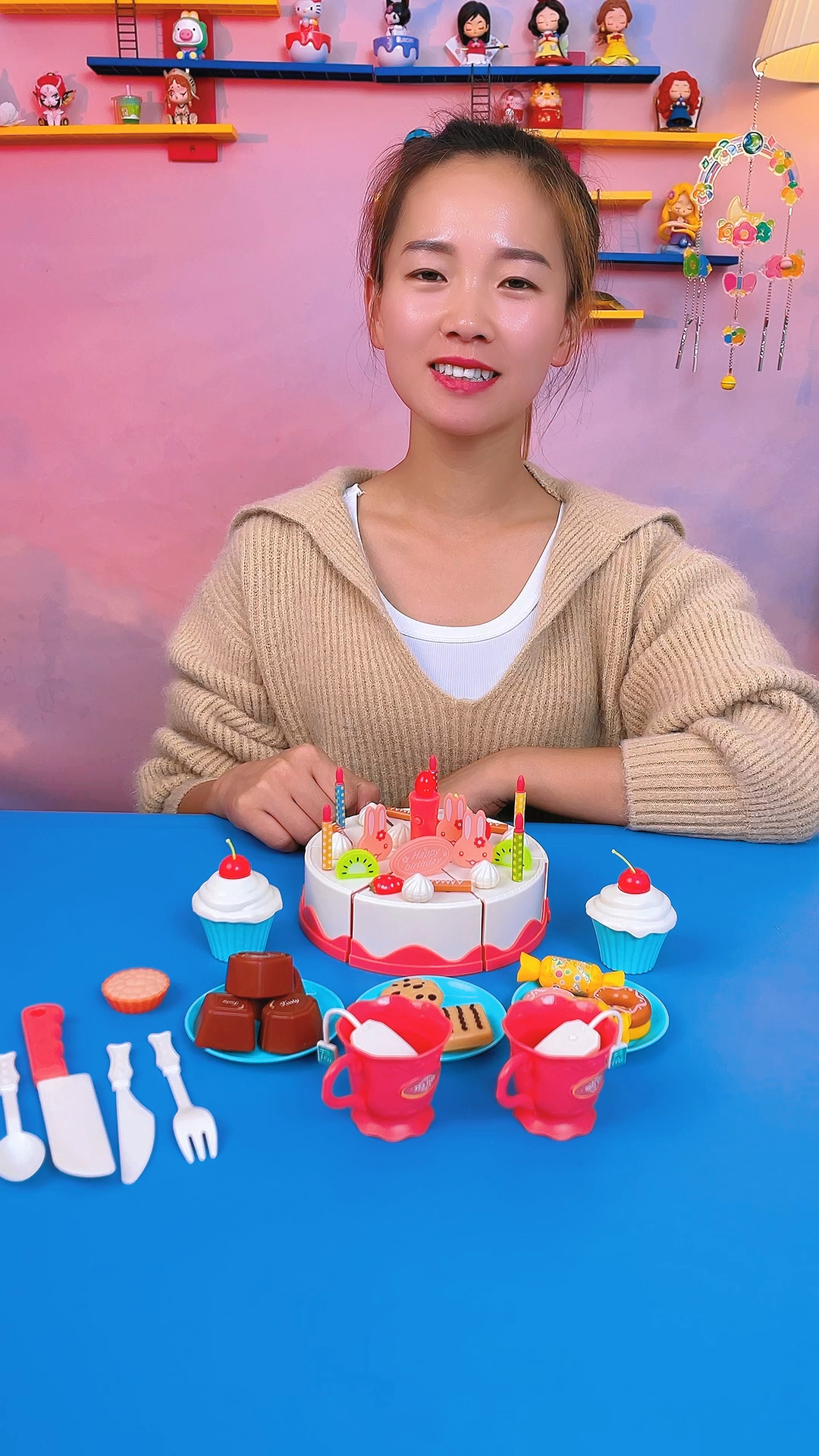 宸宸马上过生日了,我来给她做一个生日蛋糕