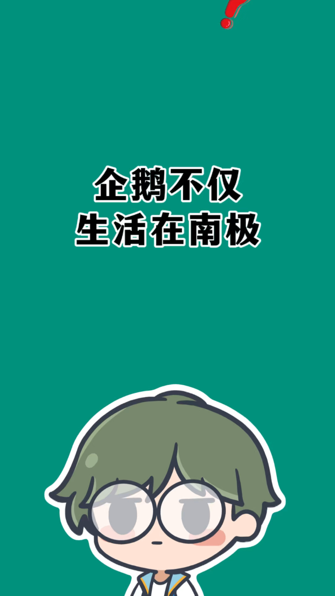 你知道吗?企鹅不仅生活的南极。