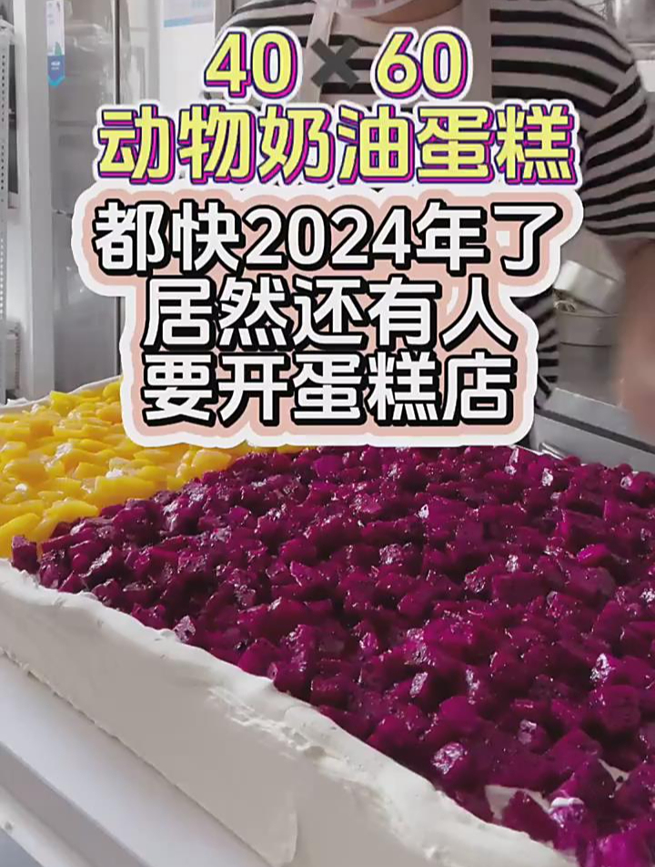 都2024年了 居然还有人要开蛋糕店(附40*60蛋糕成本分析)