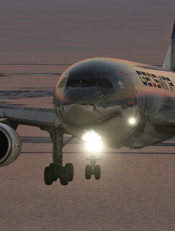鲨鱼涂装 空客A310