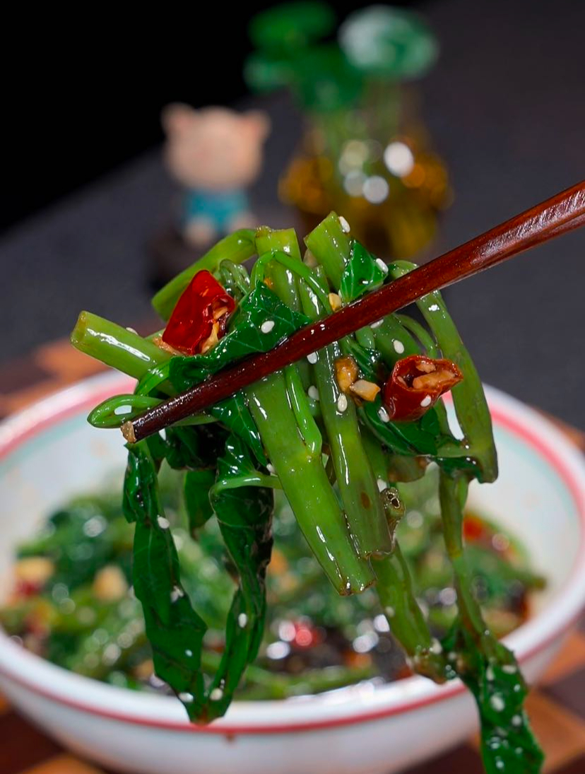 凉拌空心菜的做法