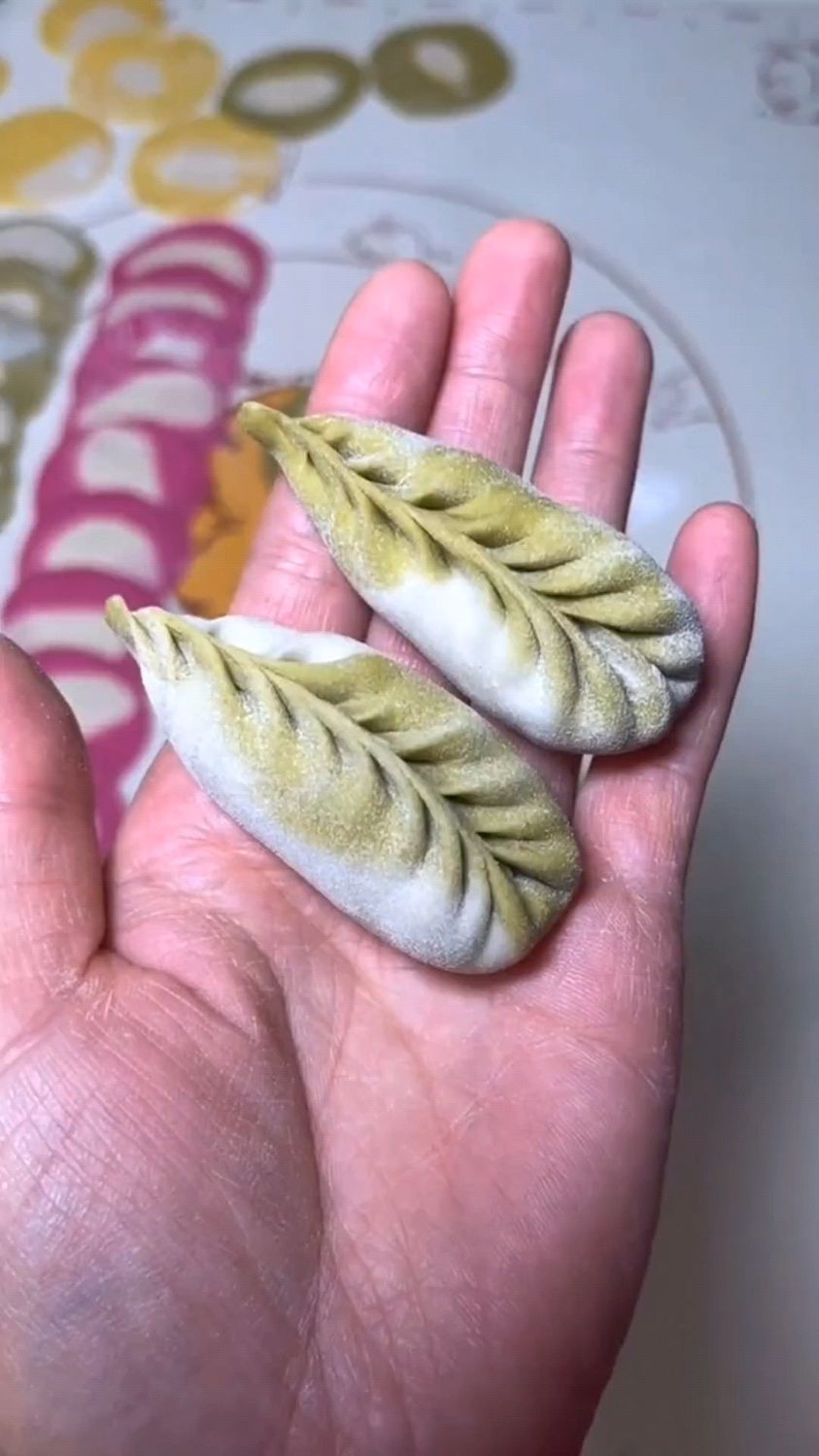 柳叶包子包法,简单易学