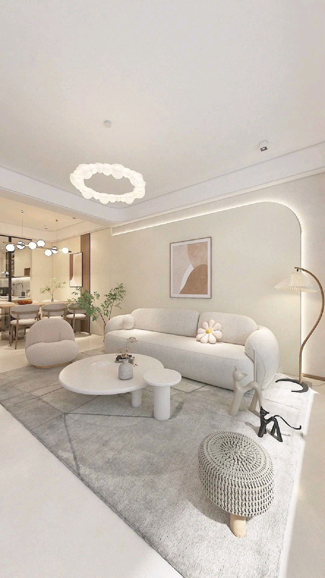 原木奶油风是最治愈风格的装修效果#刘耀成亚太设计工作室作品