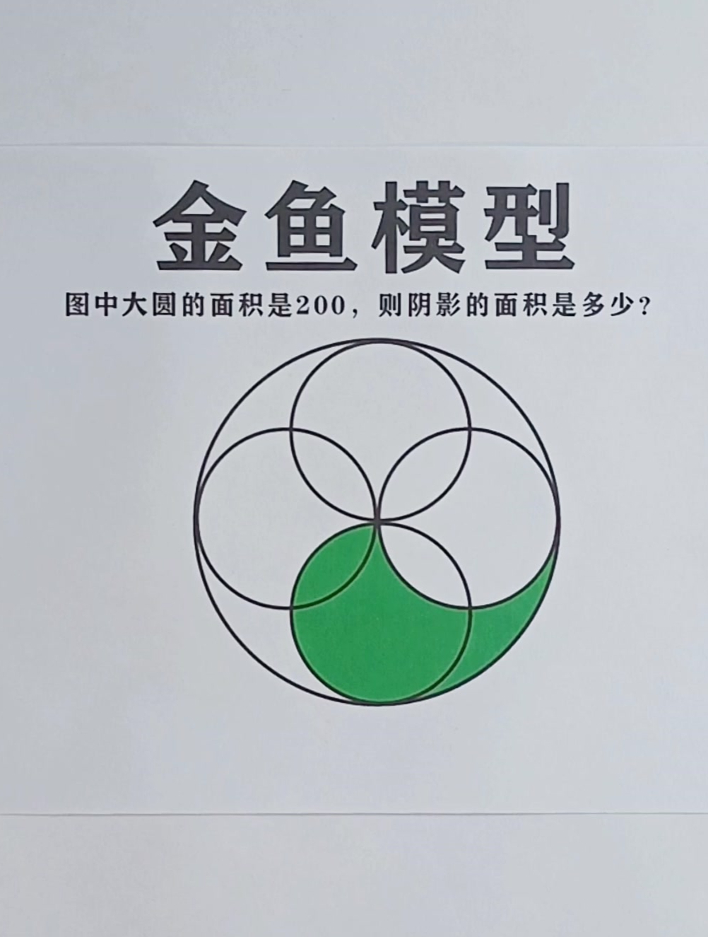 小学经典几何模型之金鱼模型:鱼头=鱼尾