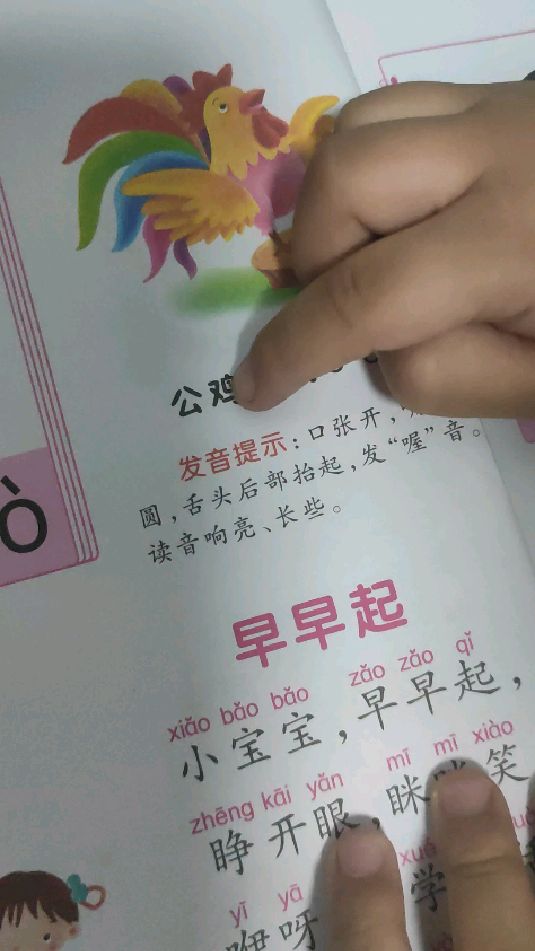 在学拼音公鸡打鸣ooo