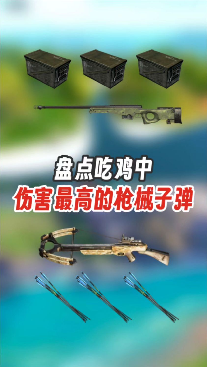 吃鸡中伤害最高的枪械子弹