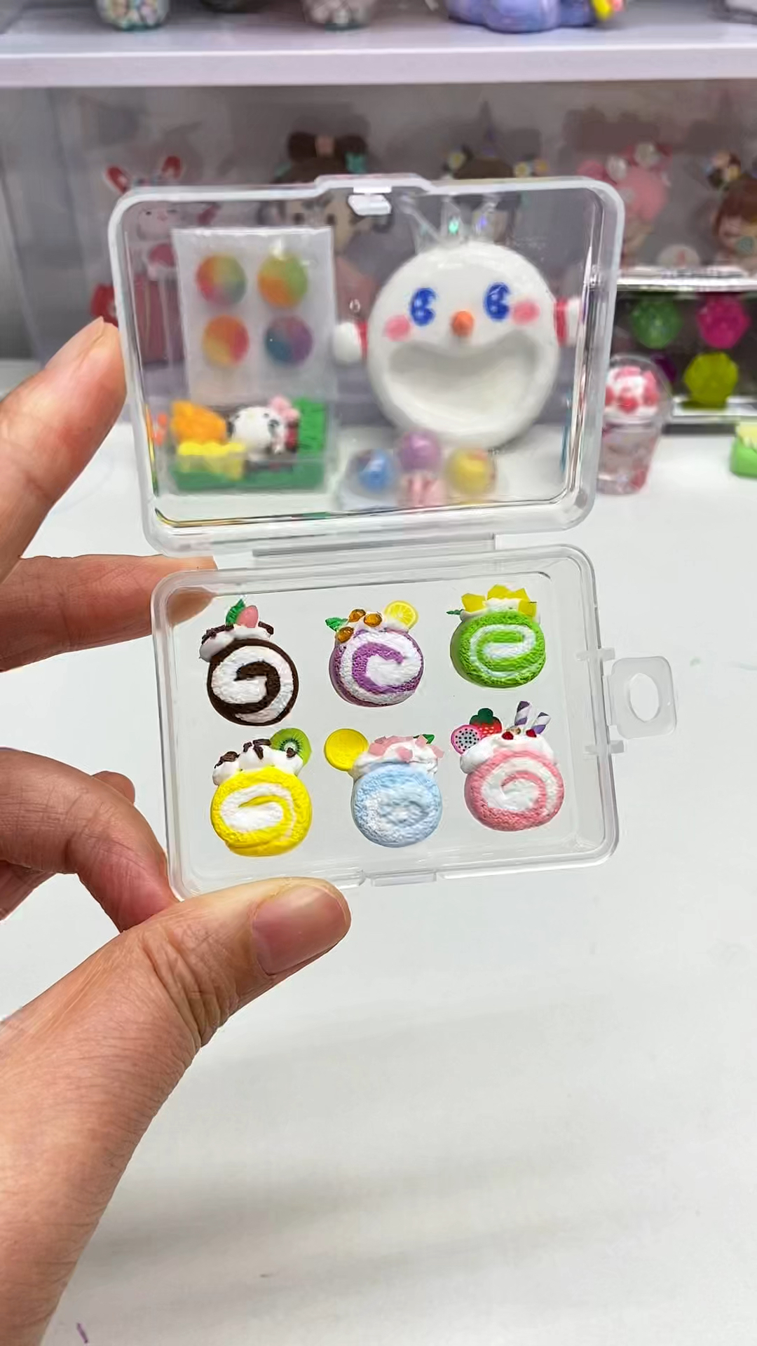 粘土迷你蛋糕卷教程