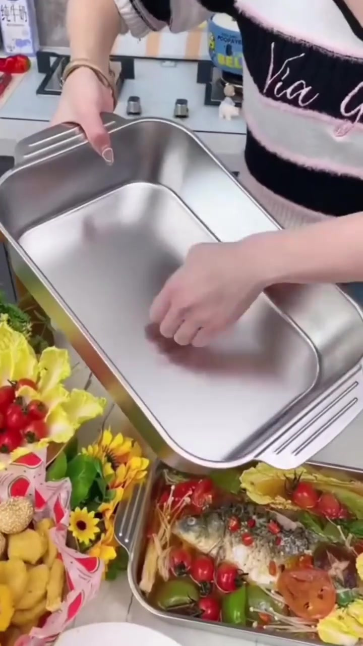 有了这个烤鱼盘,再也不需要去外面排队吃烤鱼
