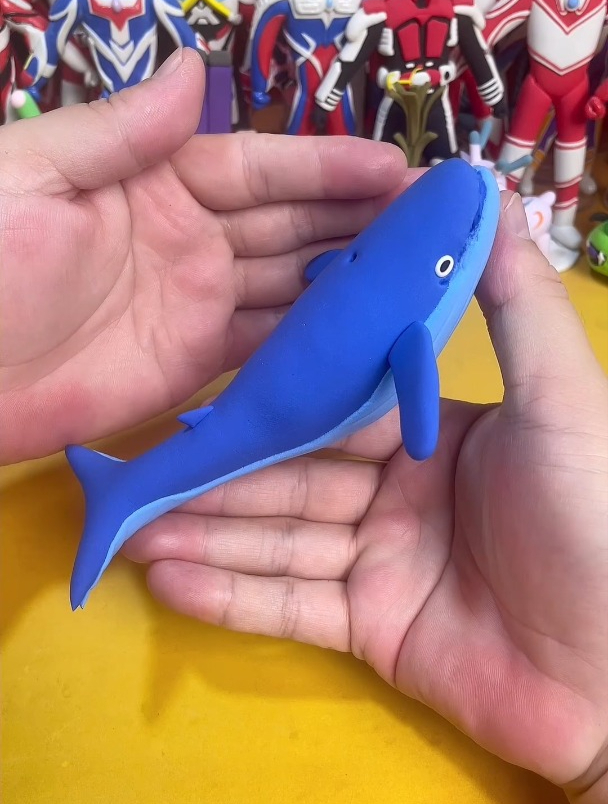 海洋里最大的动物蓝鲸粘土教程来啦
