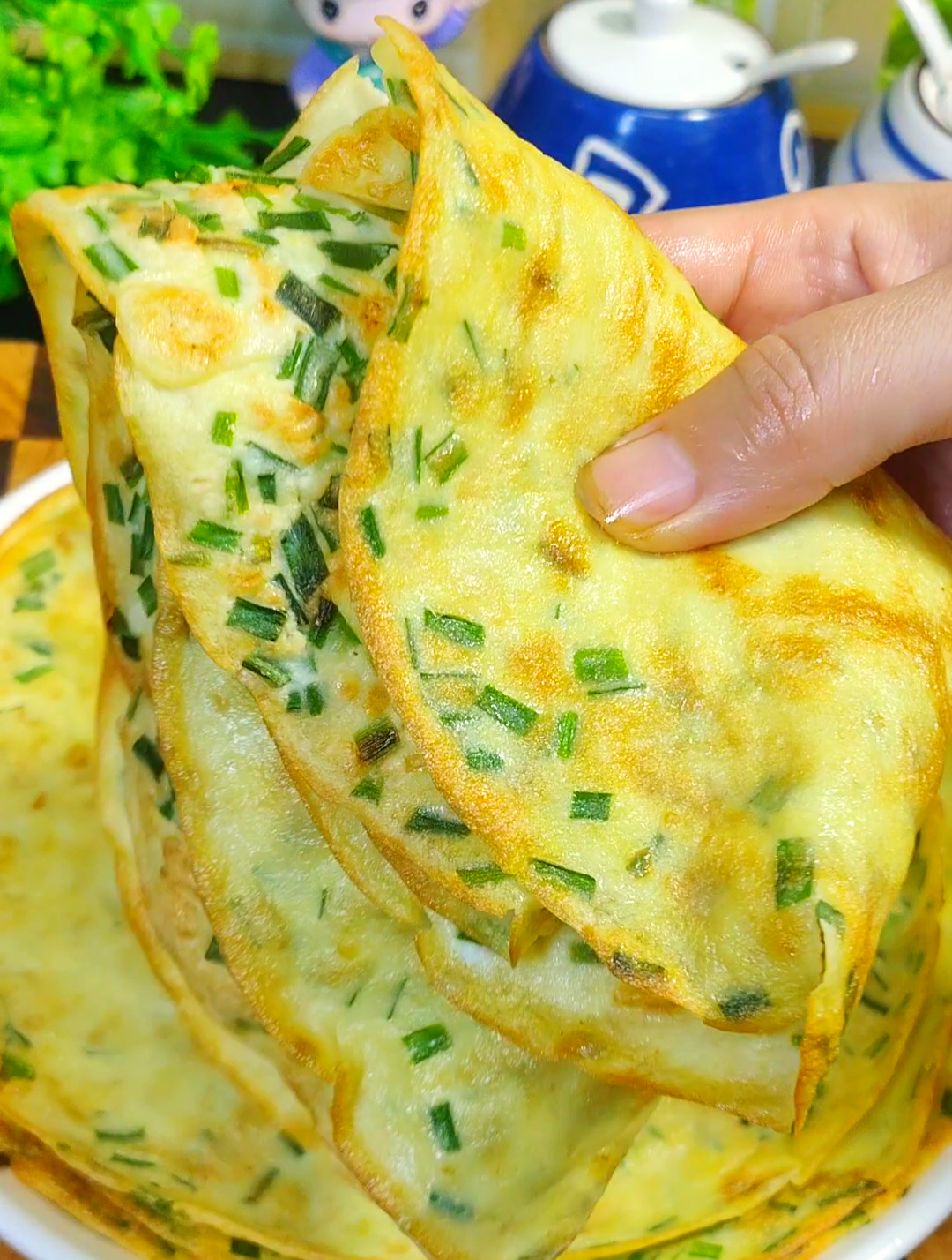 早起5分钟就可以做的煎饼,做法简单,大人孩子也爱吃