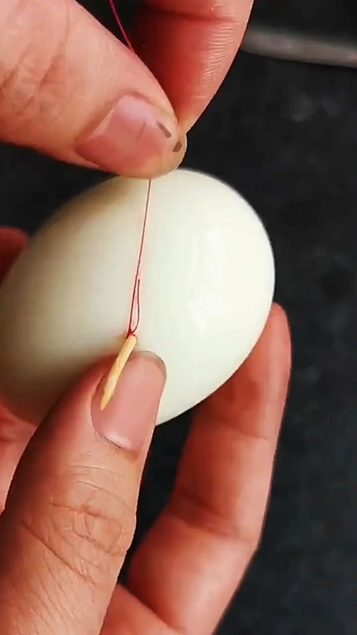 不用刀切的鸡蛋,能做摆盘,好看。