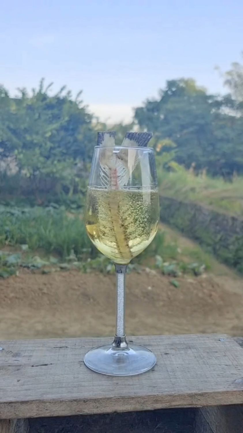 油炸香辣小鱼翅,看着就很香