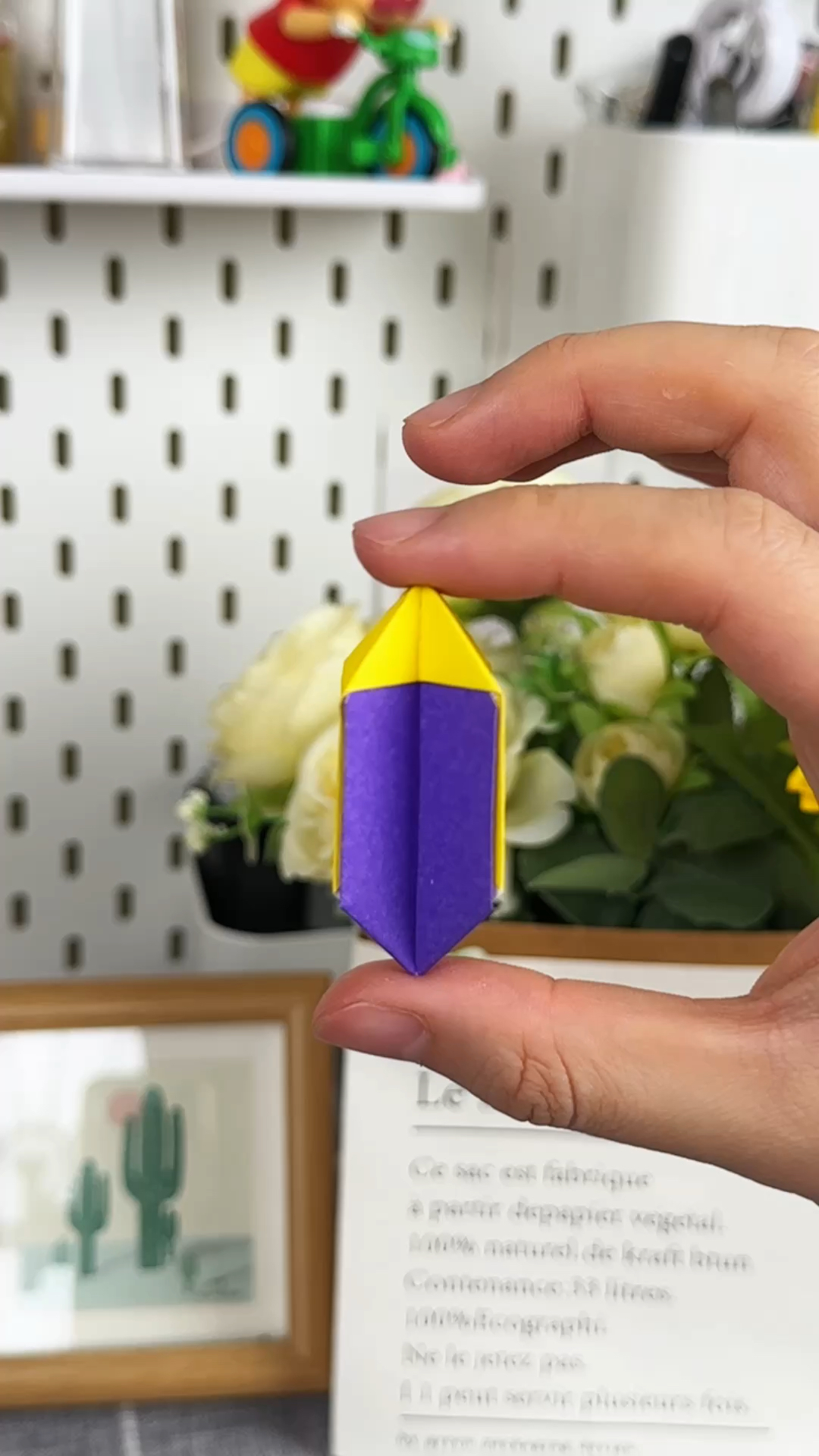 摸鱼必备,教你做个折纸解压小玩具!