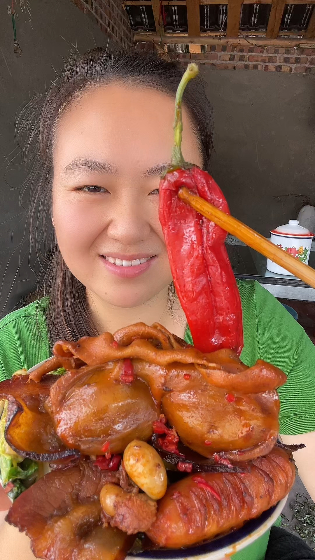 鹅肠,鹅胗,腊肉