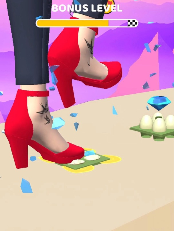 高跟鞋踩踩踩 休闲游戏 解压小游戏 学生党