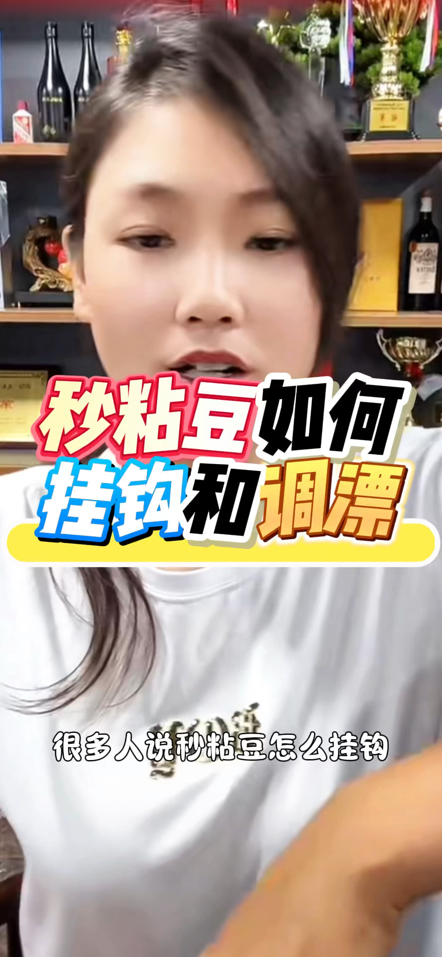 李玲玲分享秒粘豆如何挂钩和调漂