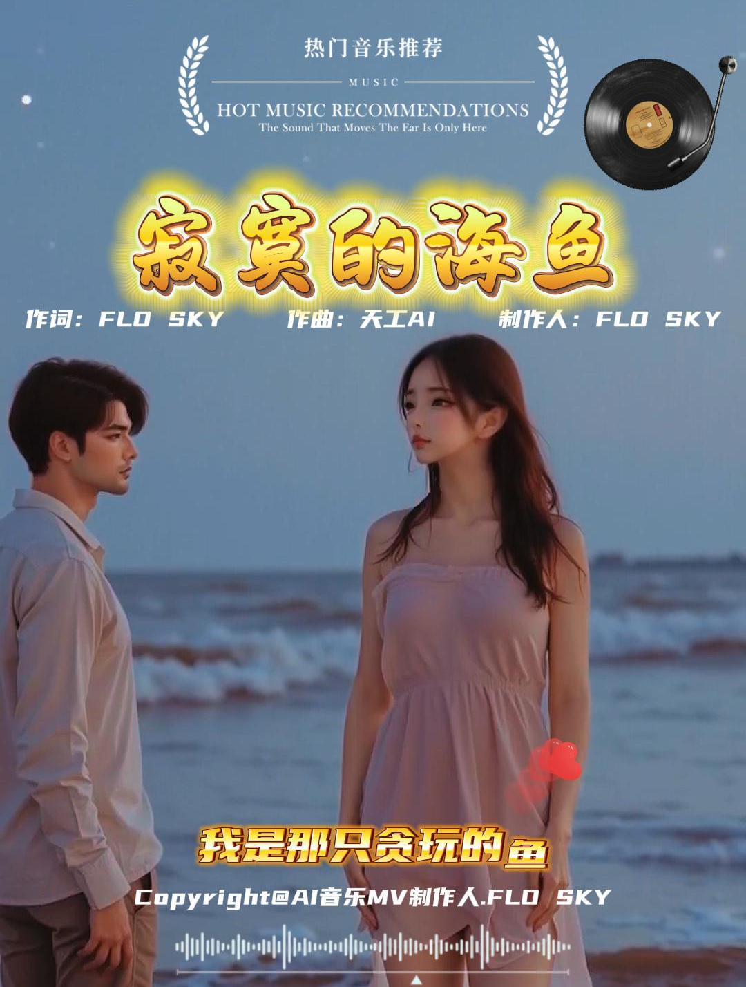 《寂寞的海鱼》-AI音乐60秒