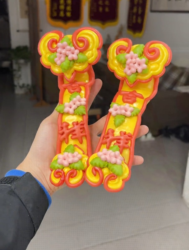 今天做立体如意花馍,太漂亮了!