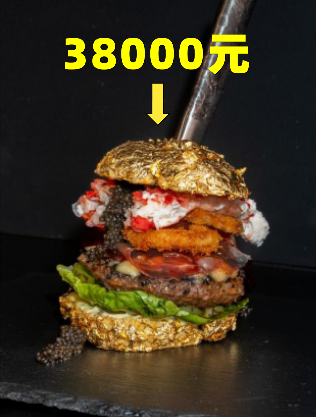 世界上最贵的汉堡,一份售价高达3.8万元,贫穷限制了你的想象