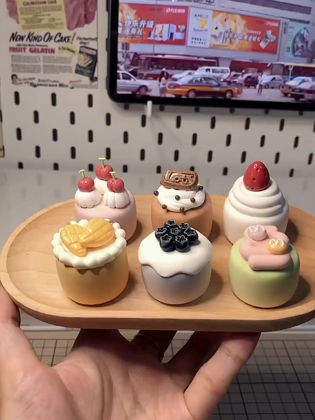 超轻黏土超可爱迷你蛋糕