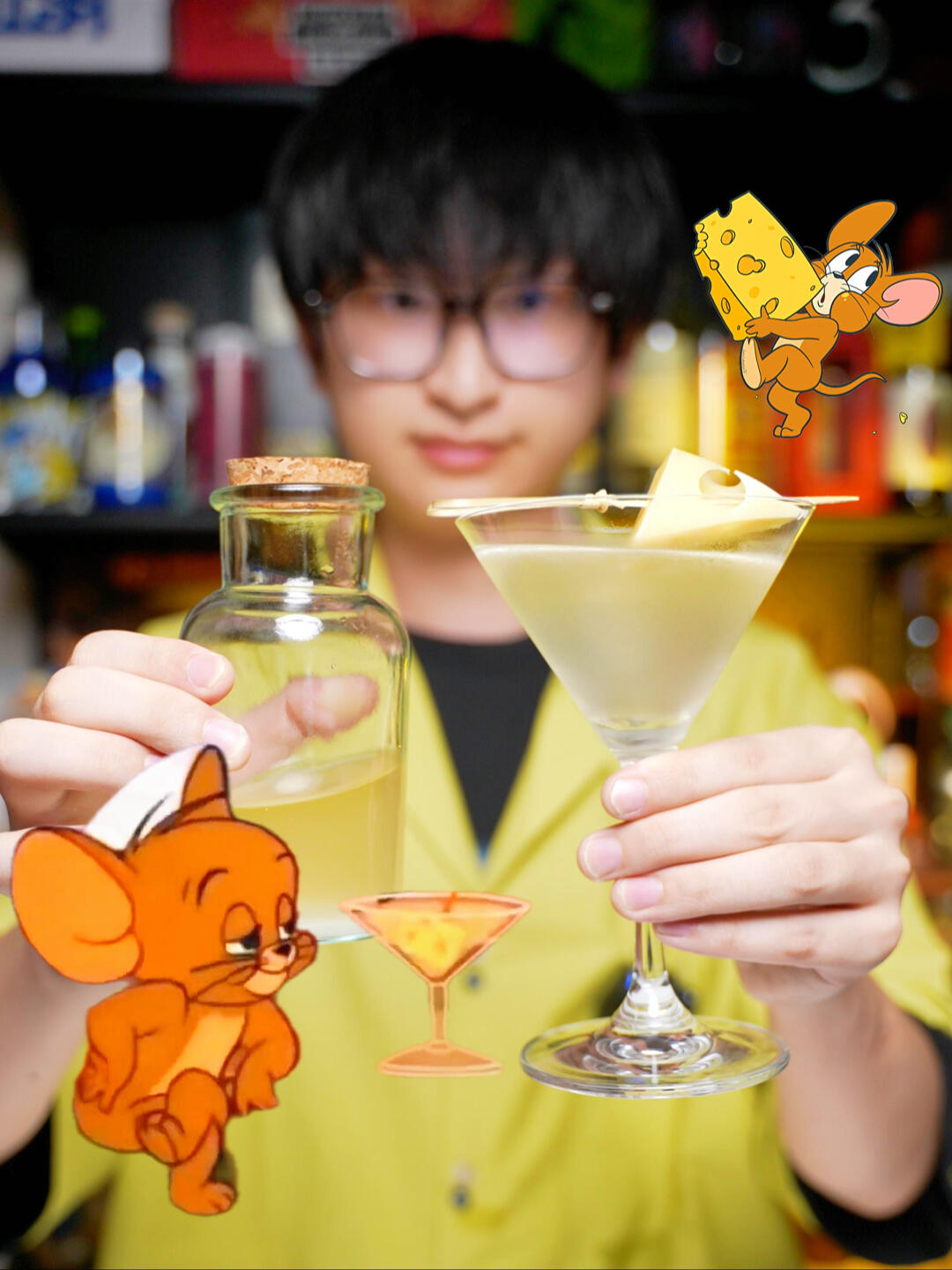 在家复刻猫和老鼠同款鸡尾酒!有手就会
