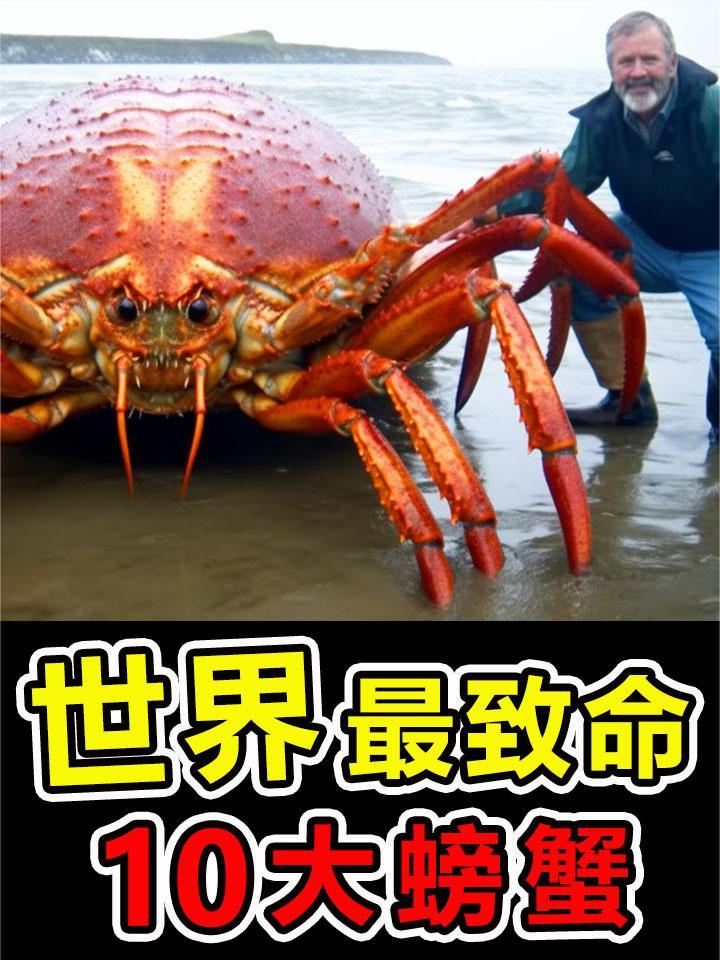 世界上“最致命”的10的螃蟹 奇闻趣事 涨知识 科普