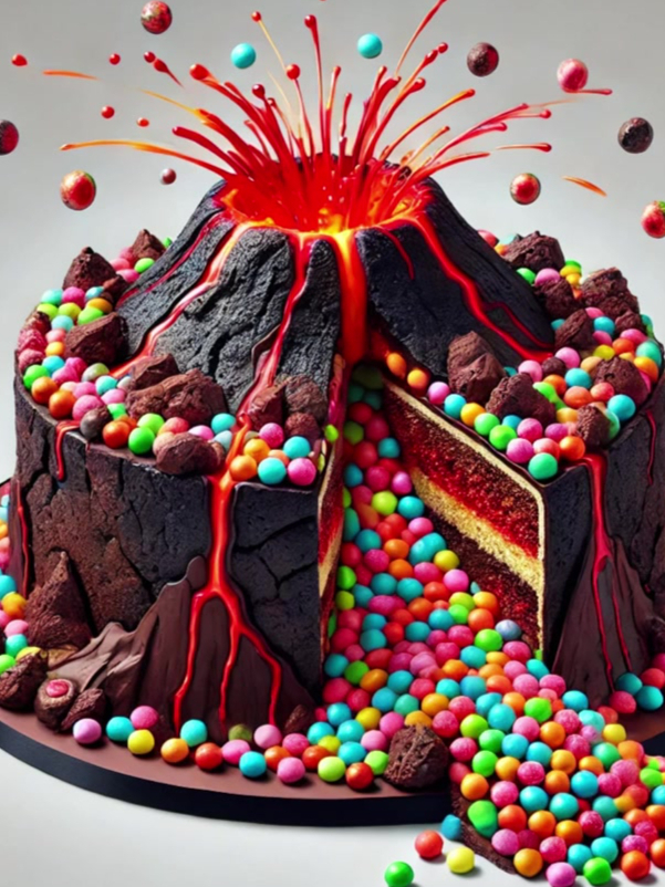 AI眼中美味奇特的蛋糕