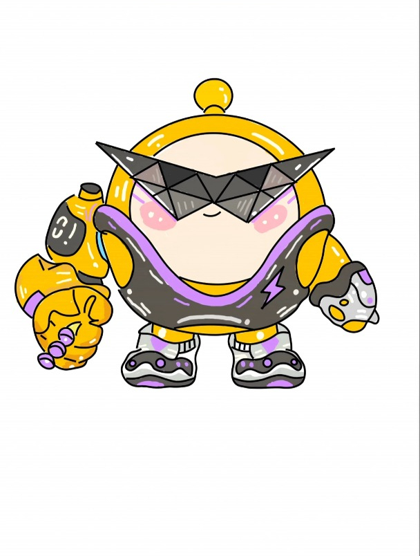 老爸画的蛋仔魔鬼蛋VS我画的