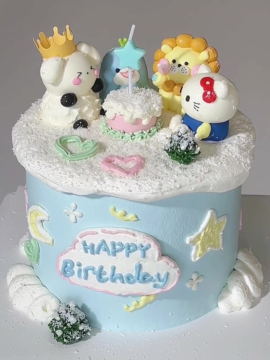 沉浸式制作立体小动物蛋糕