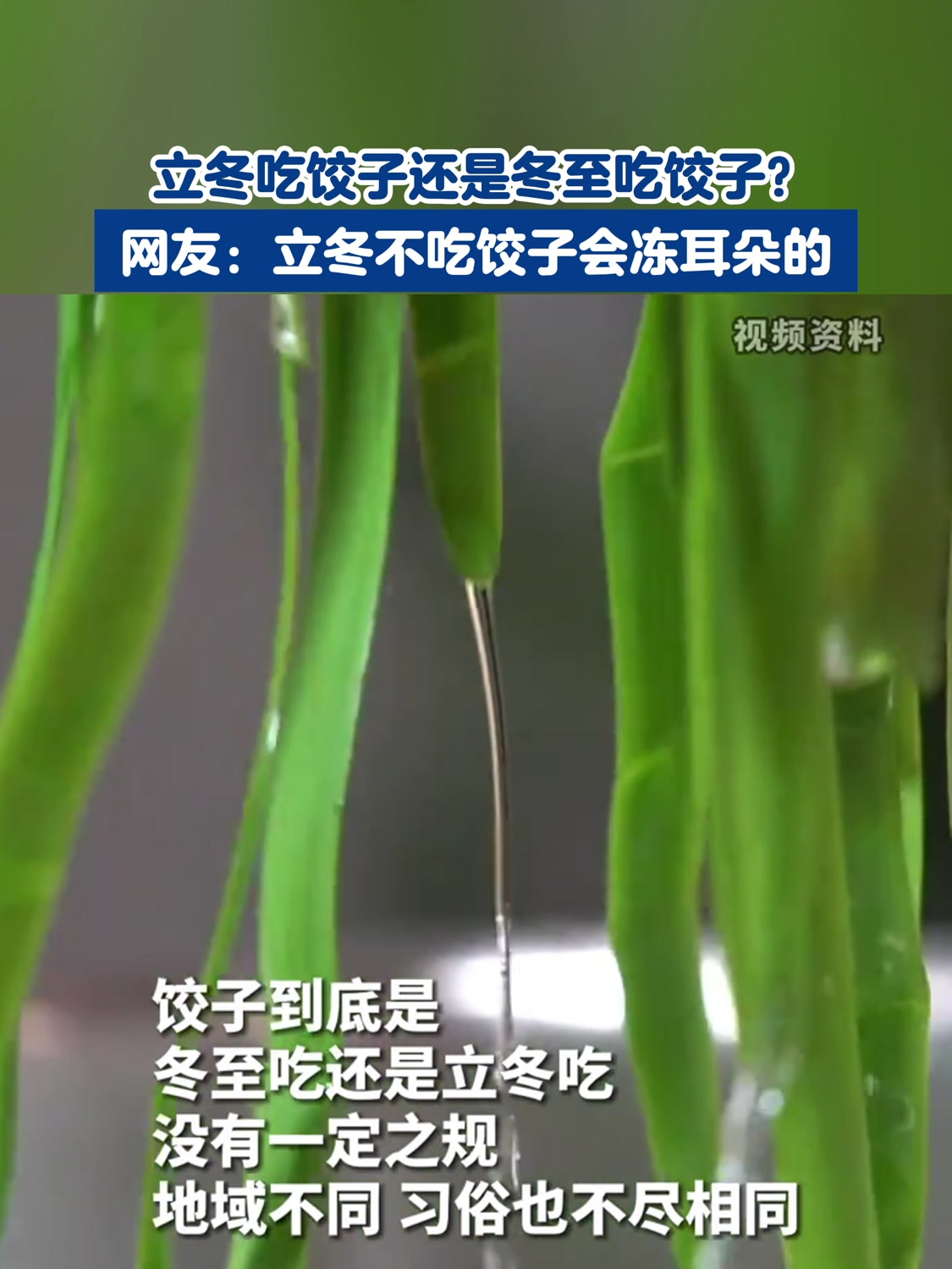 立冬吃饺子还是冬至吃饺子?网友:立冬不吃饺子会冻耳朵的