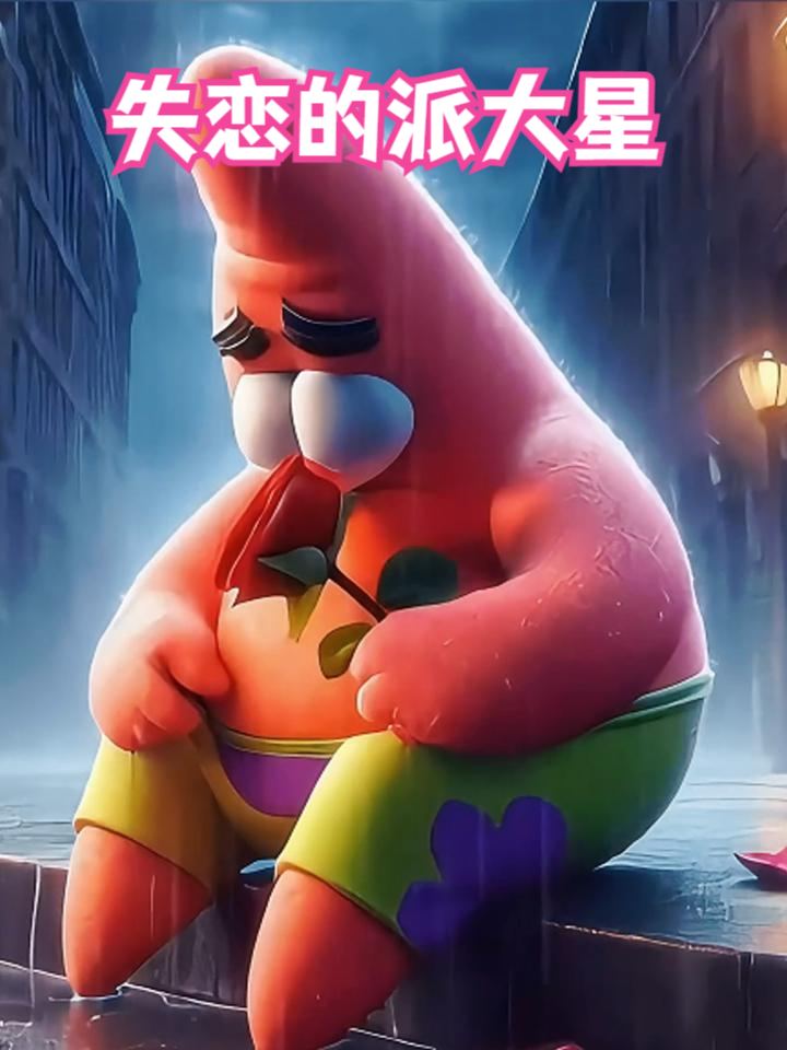 失恋的派大星!