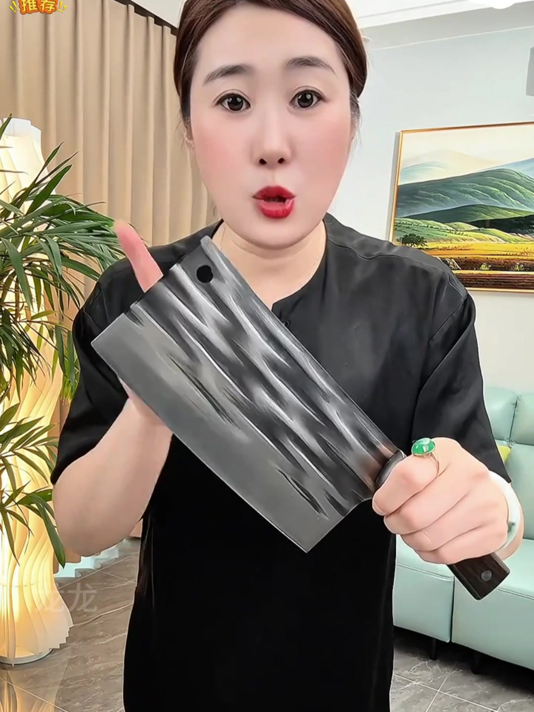 家家户户都可以准备一把这样的菜刀 手工锻打菜刀