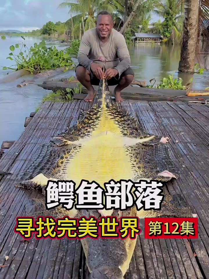 在鳄鱼部落狩猎鳄鱼