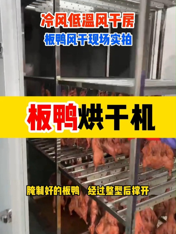 板鸭烘干机-低温冷风设备,四川新川优创冷风风干房