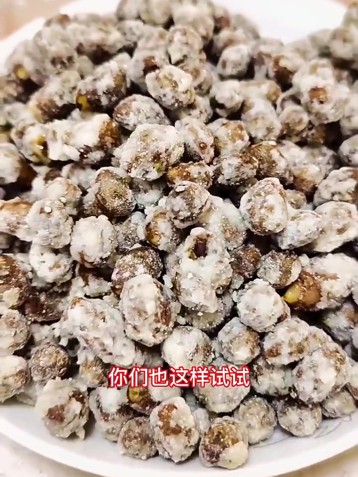山药豆给娃做个小零食——糖雪球,娃很喜欢吃!