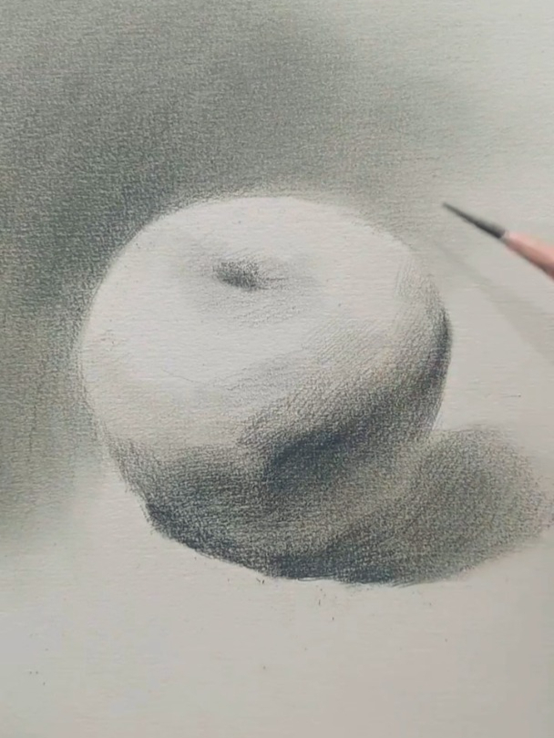 光影运用-苹果画法,素描零基础入门