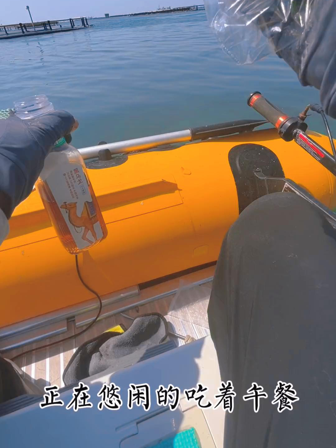 拉出水面了,还朝我吐口水