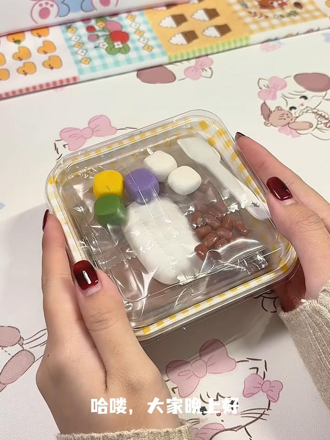 年糕红豆汤 热乎乎～