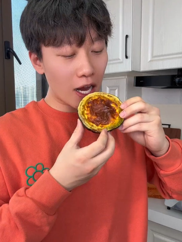 低卡又软糯的南瓜蛋挞!