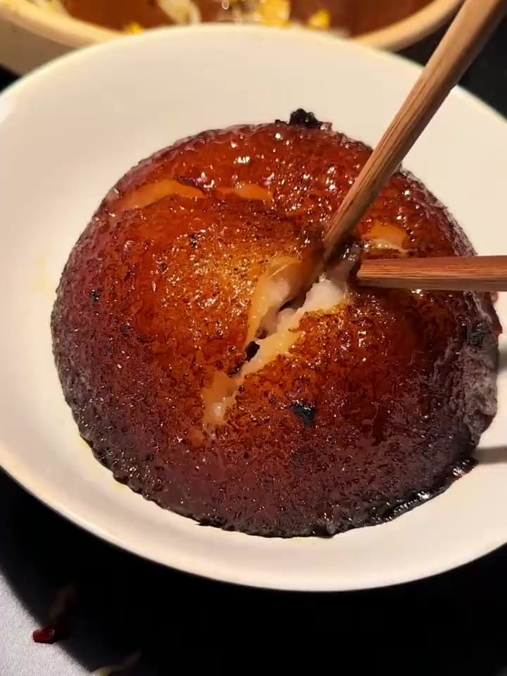 饭店的梅干菜扣肉就是香